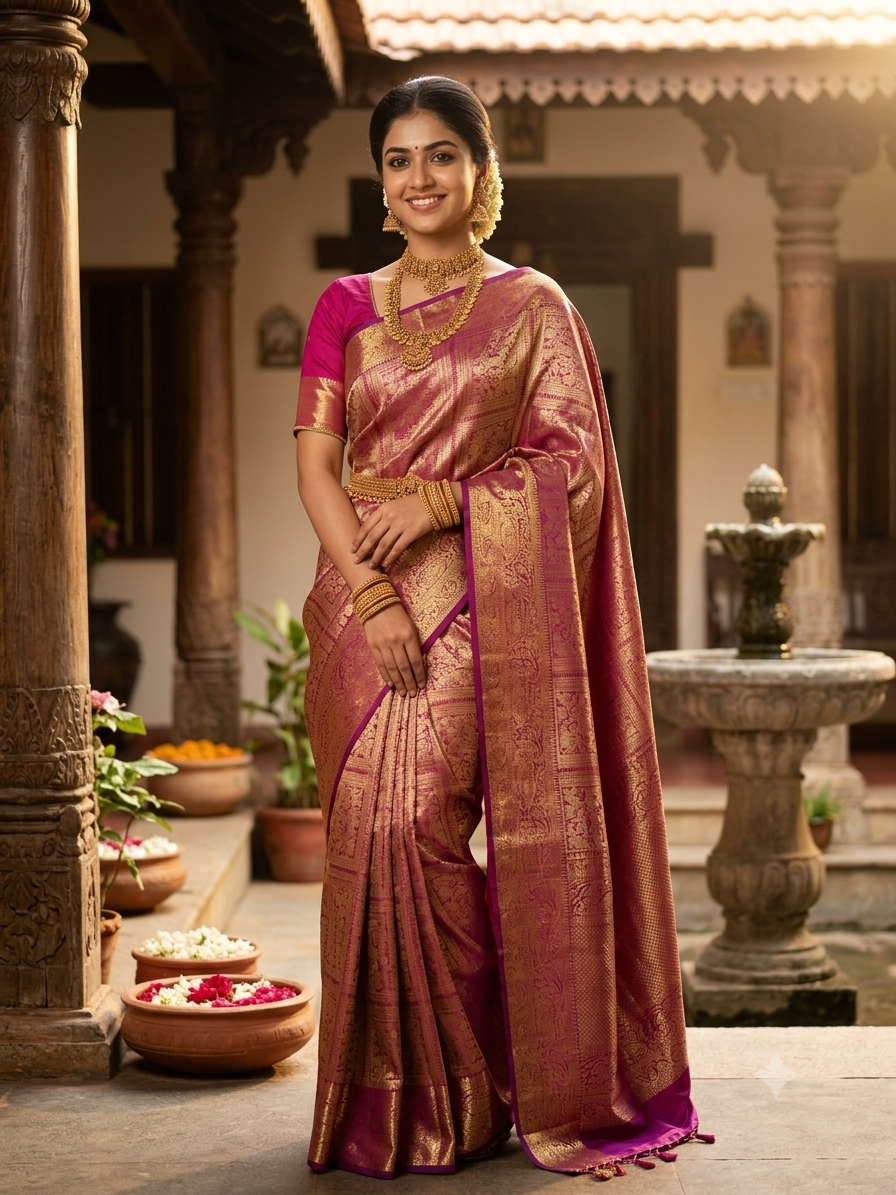 Pure Kanchipuram Silk Saree