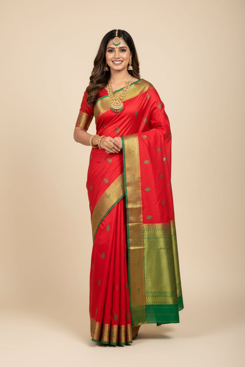 Pure Cotton Silk Saree