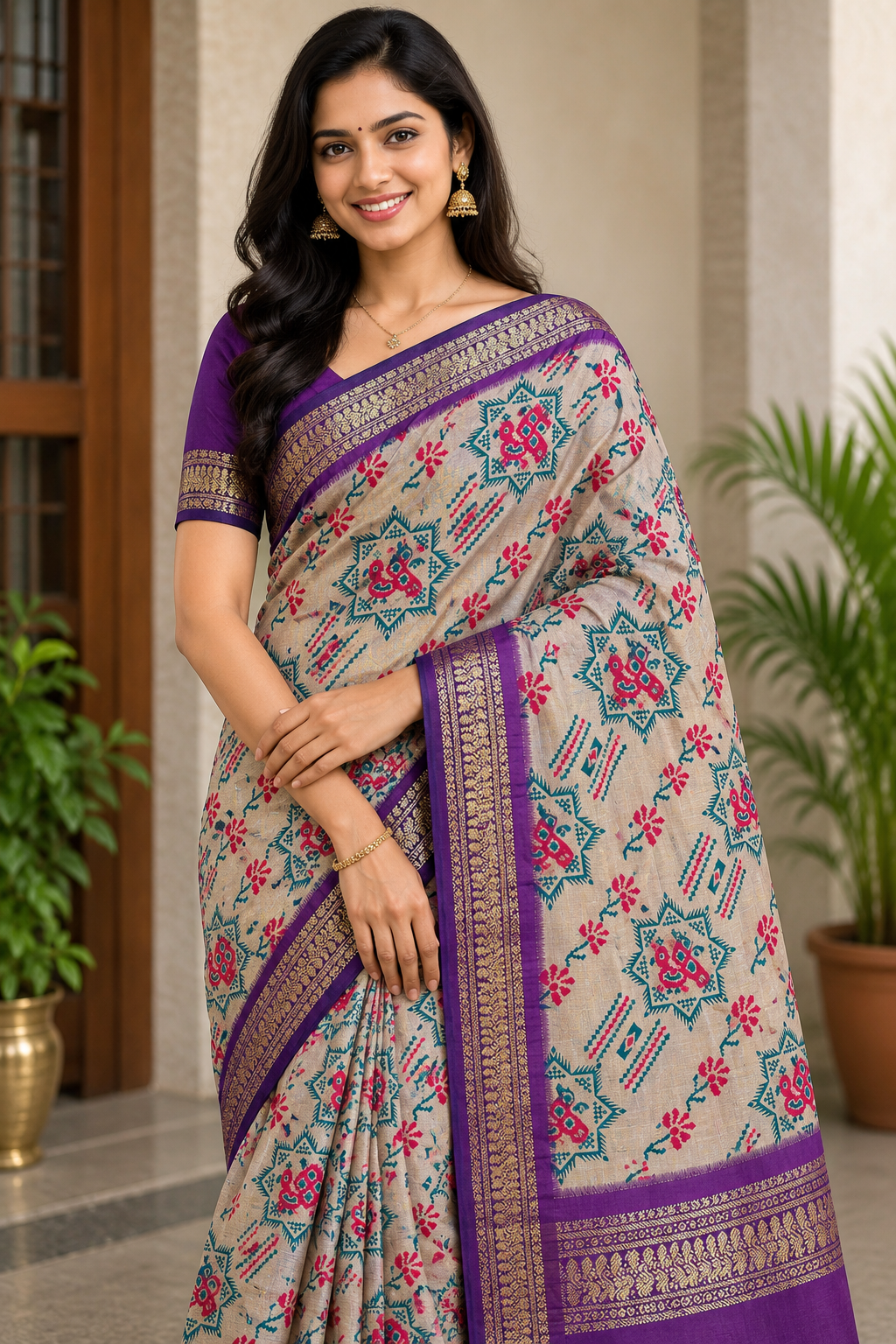Pure Cotton Silk Saree