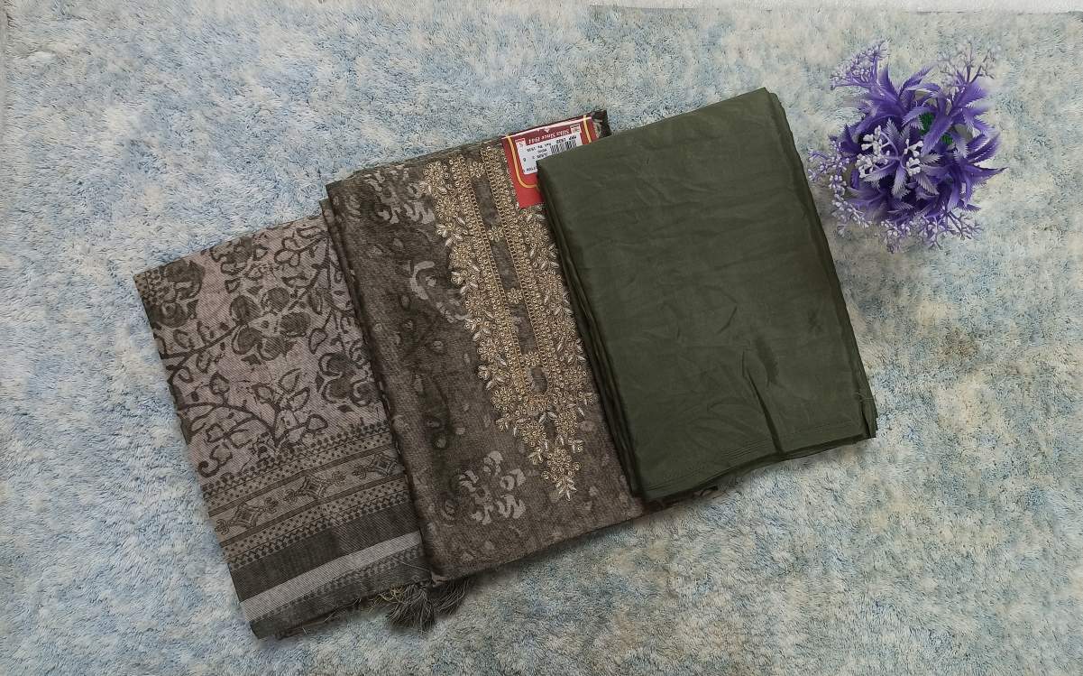 3 Piece Unstitched Salwar Kameez