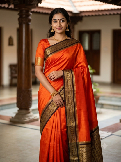 Pure Mysore Silk Saree.