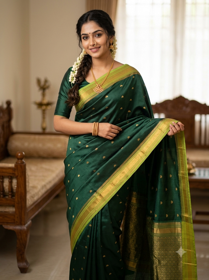 Pure Mysore Silk Saree.