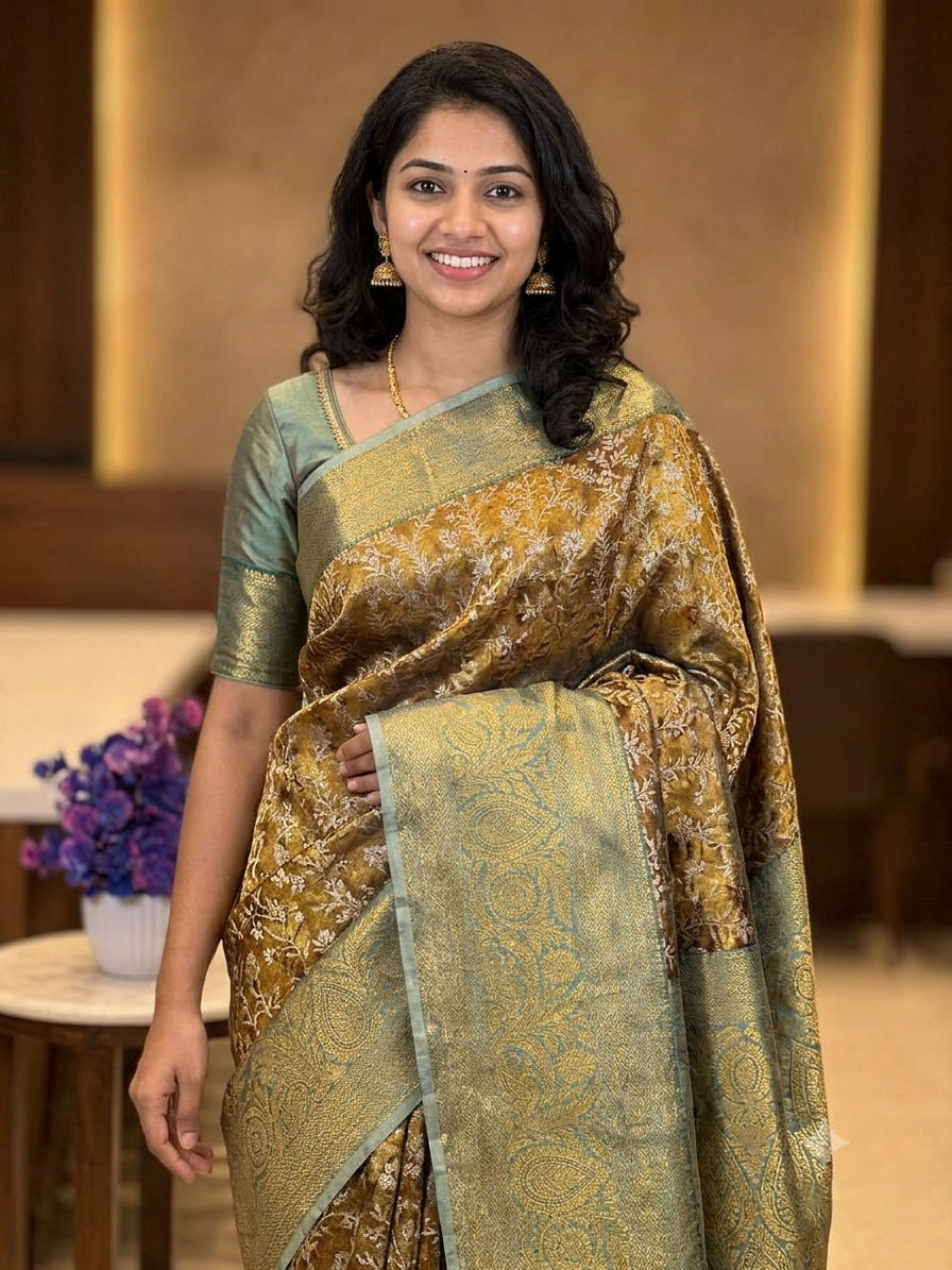 Pure Kanchipuram Silk Saree