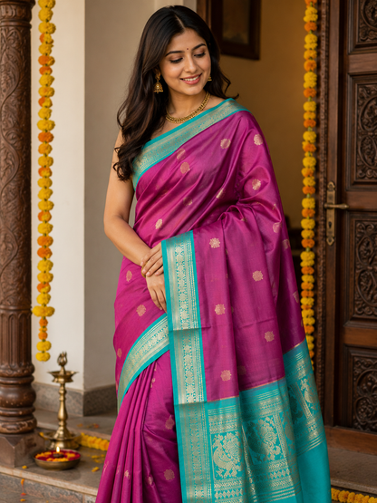 Pure Kanchipuram Silk Saree