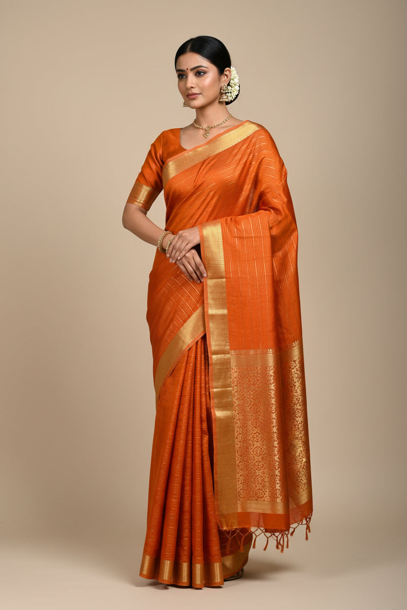 Pure Mysore Silk Saree ( 60 Grams )