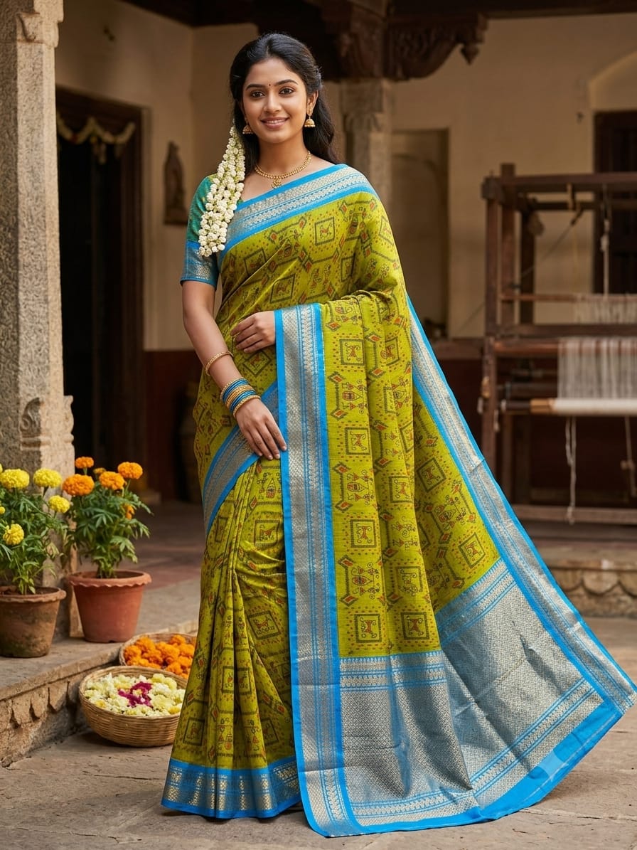 Pure Cotton Silk Saree