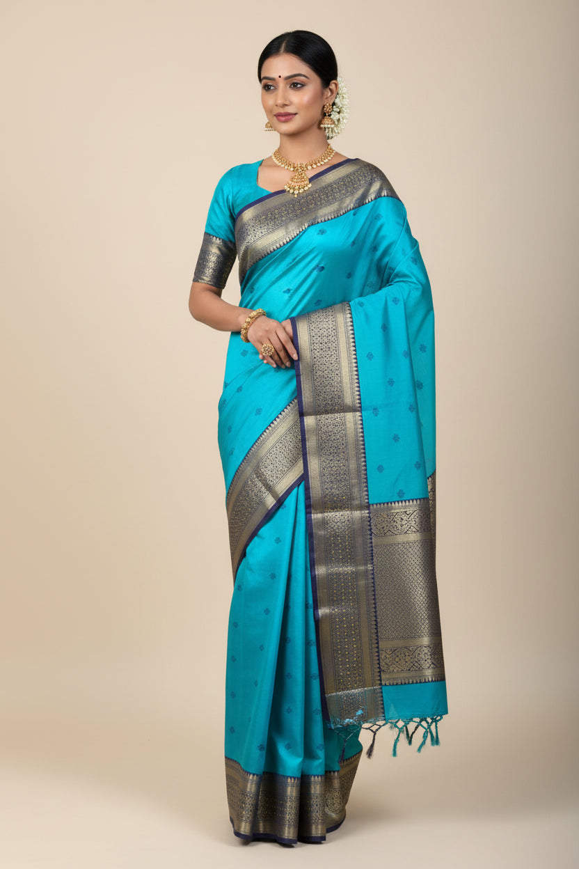 Kanchi Mix Silk Saree