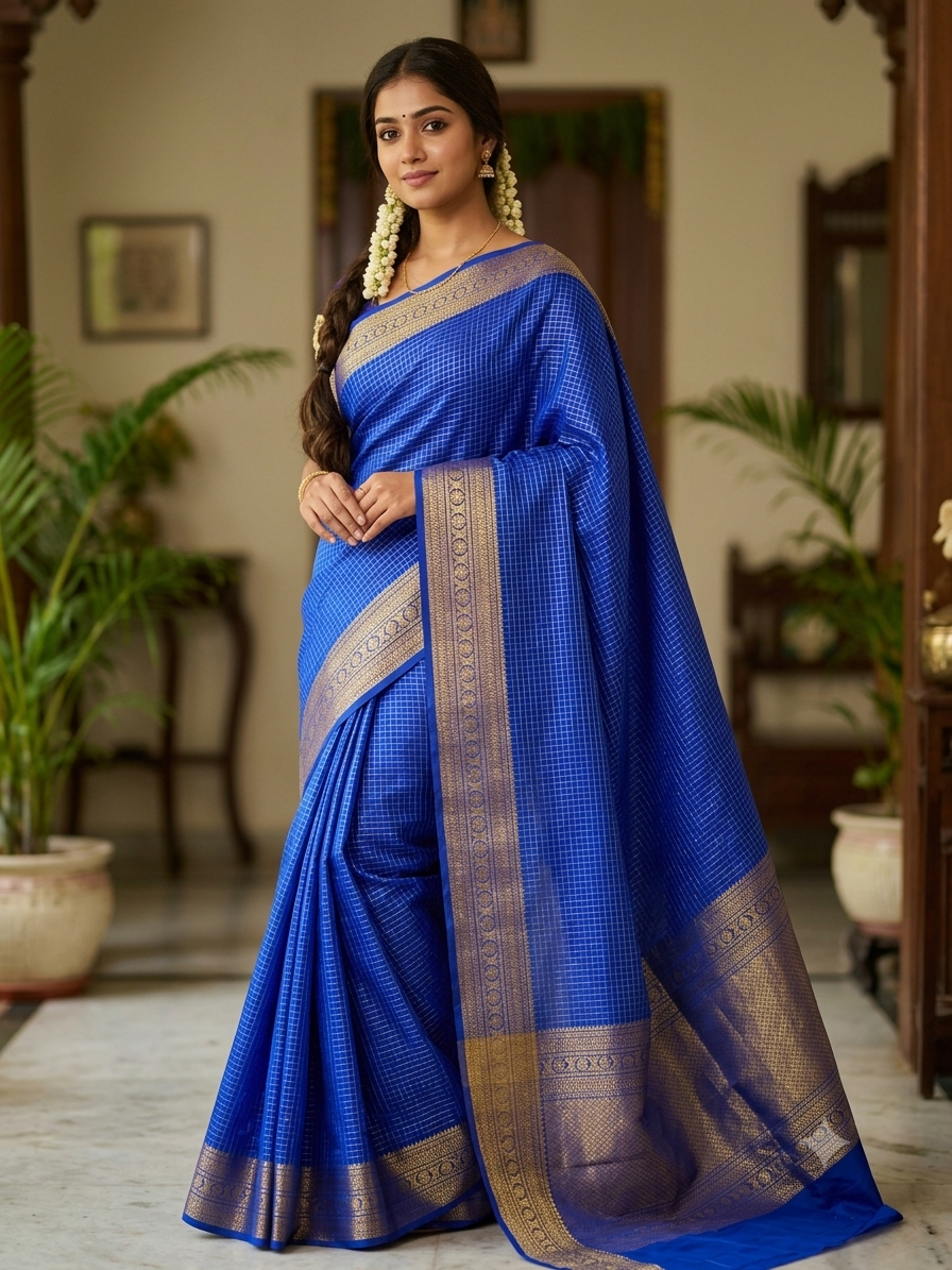 Pure Mysore Silk Saree.