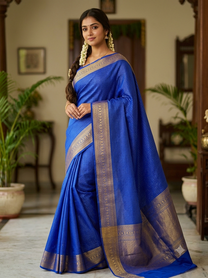 Pure Mysore Silk Saree.