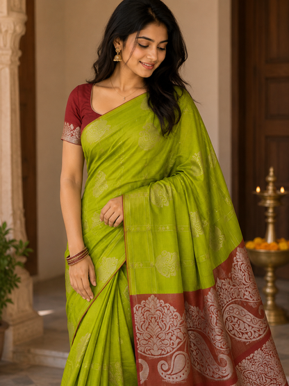Mix Soft Silk Saree