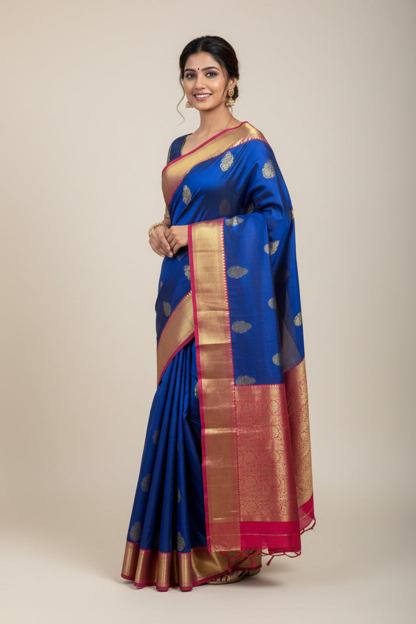 Kanchi Mix Silk Saree