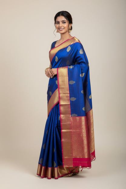 Kanchi Mix Silk Saree