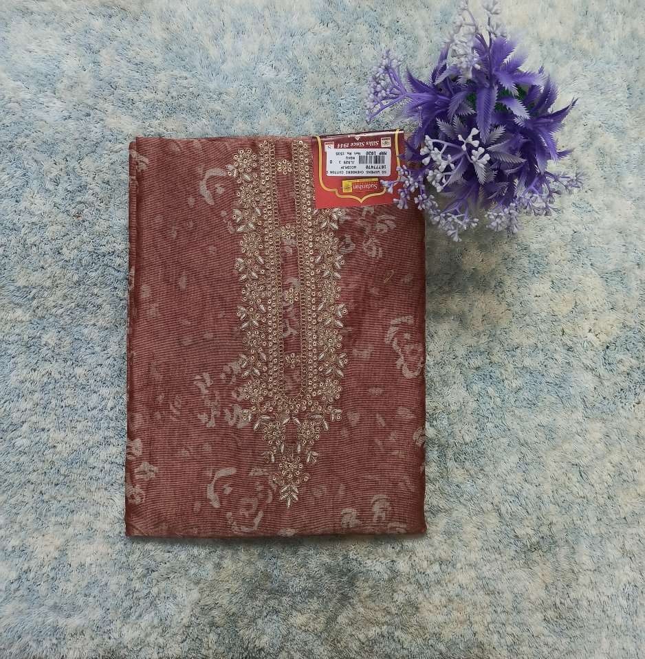 3 Piece Unstitched Salwar Kameez