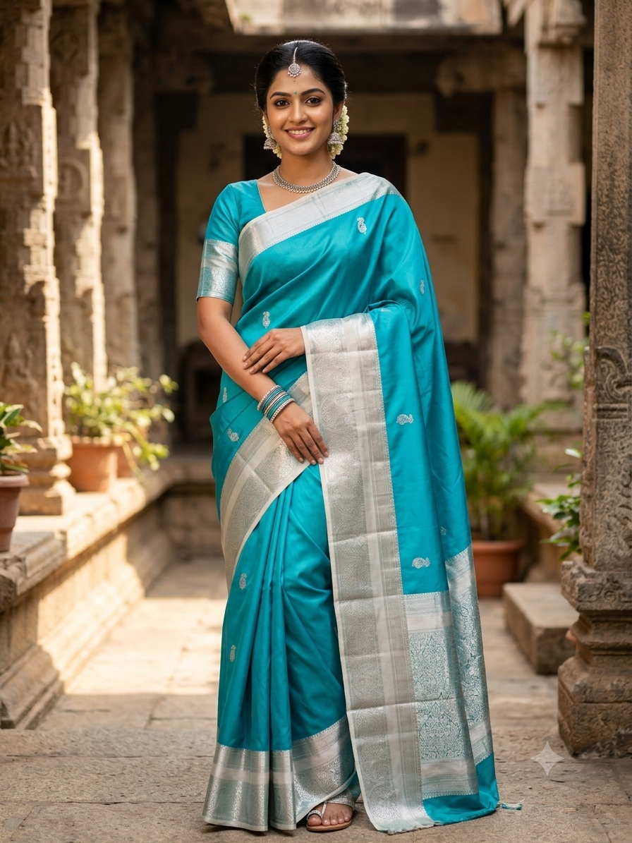Pure Kanchipuram Silk Saree