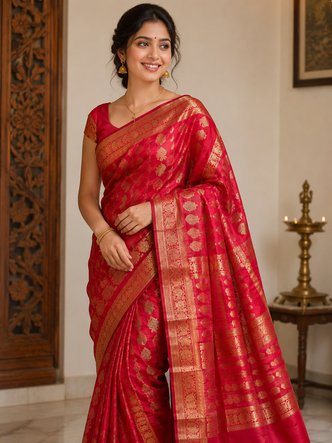 Pure Mysore Silk Saree.