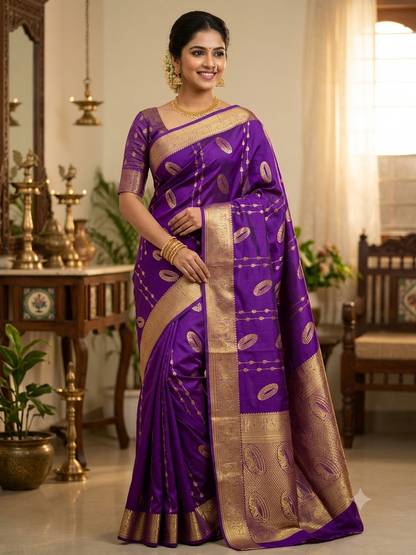 Pure Mysore Silk Saree.
