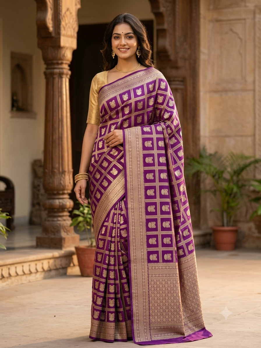 Artificial / Mix Crape Sarees