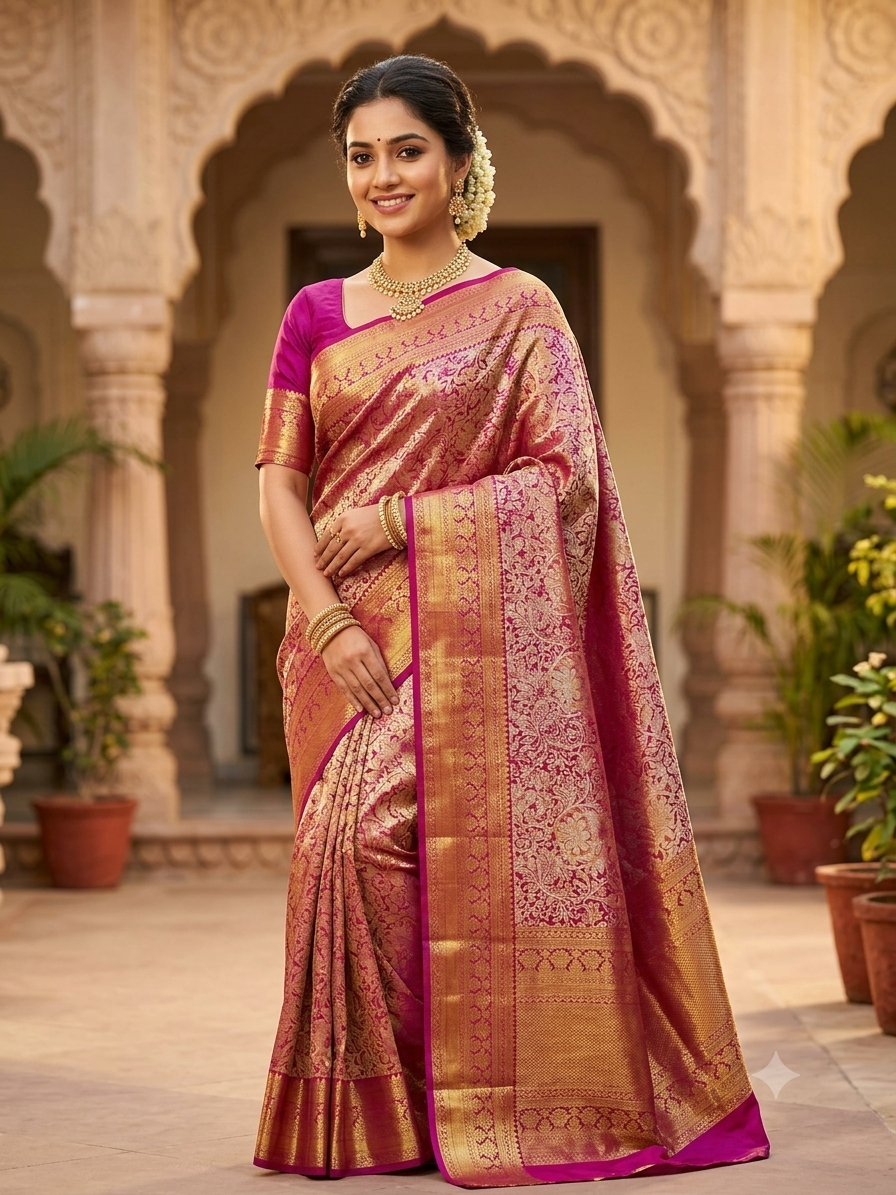 Pure Kanchipuram Silk Saree