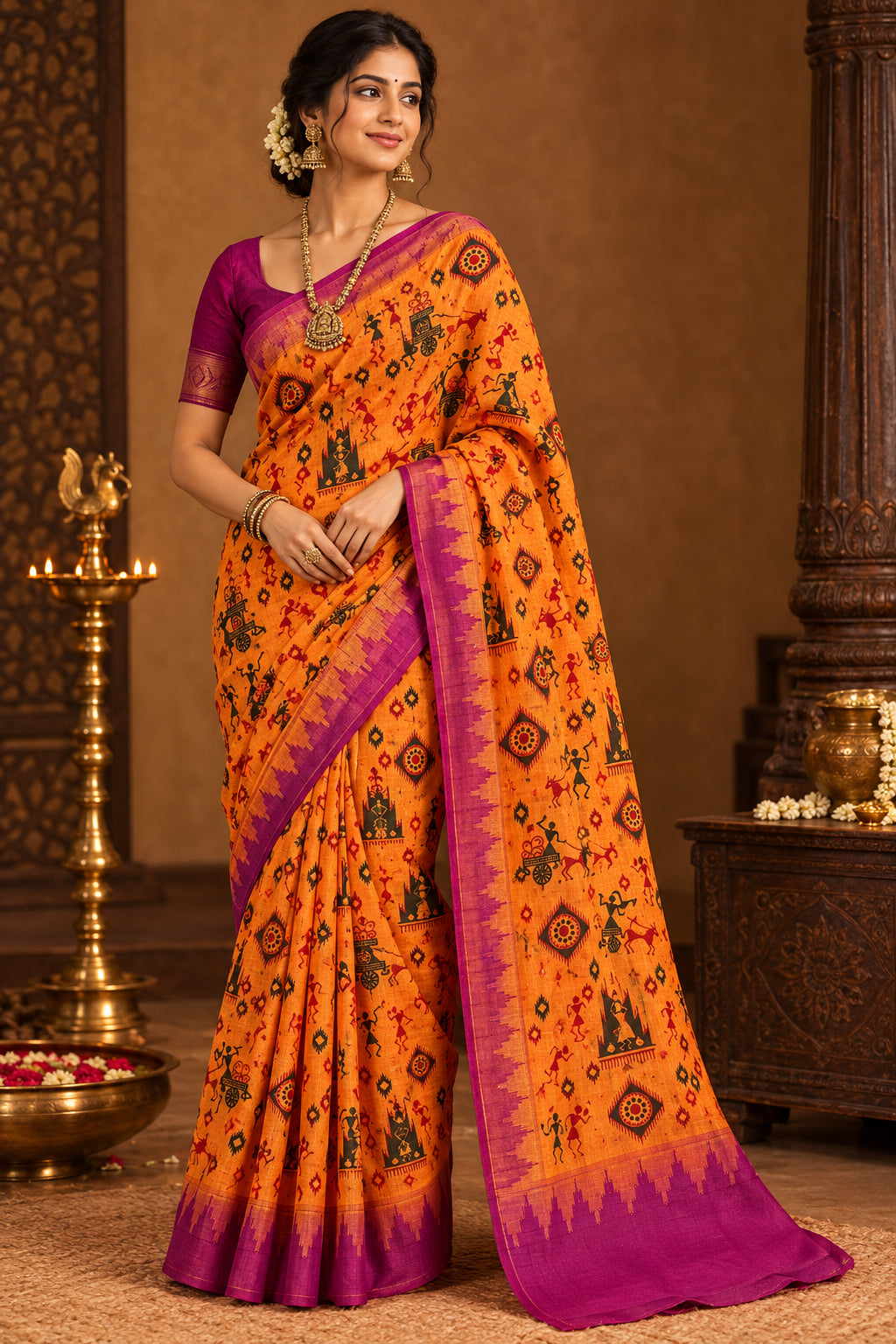 Pure Cotton Silk Saree