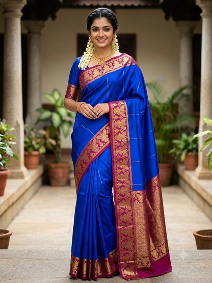 Pure Mysore Silk Saree.