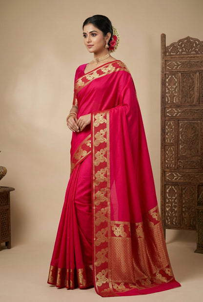 Pure Mysore Silk Saree.