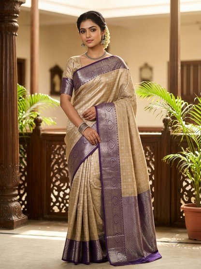 Kanchi Mix Silk Saree