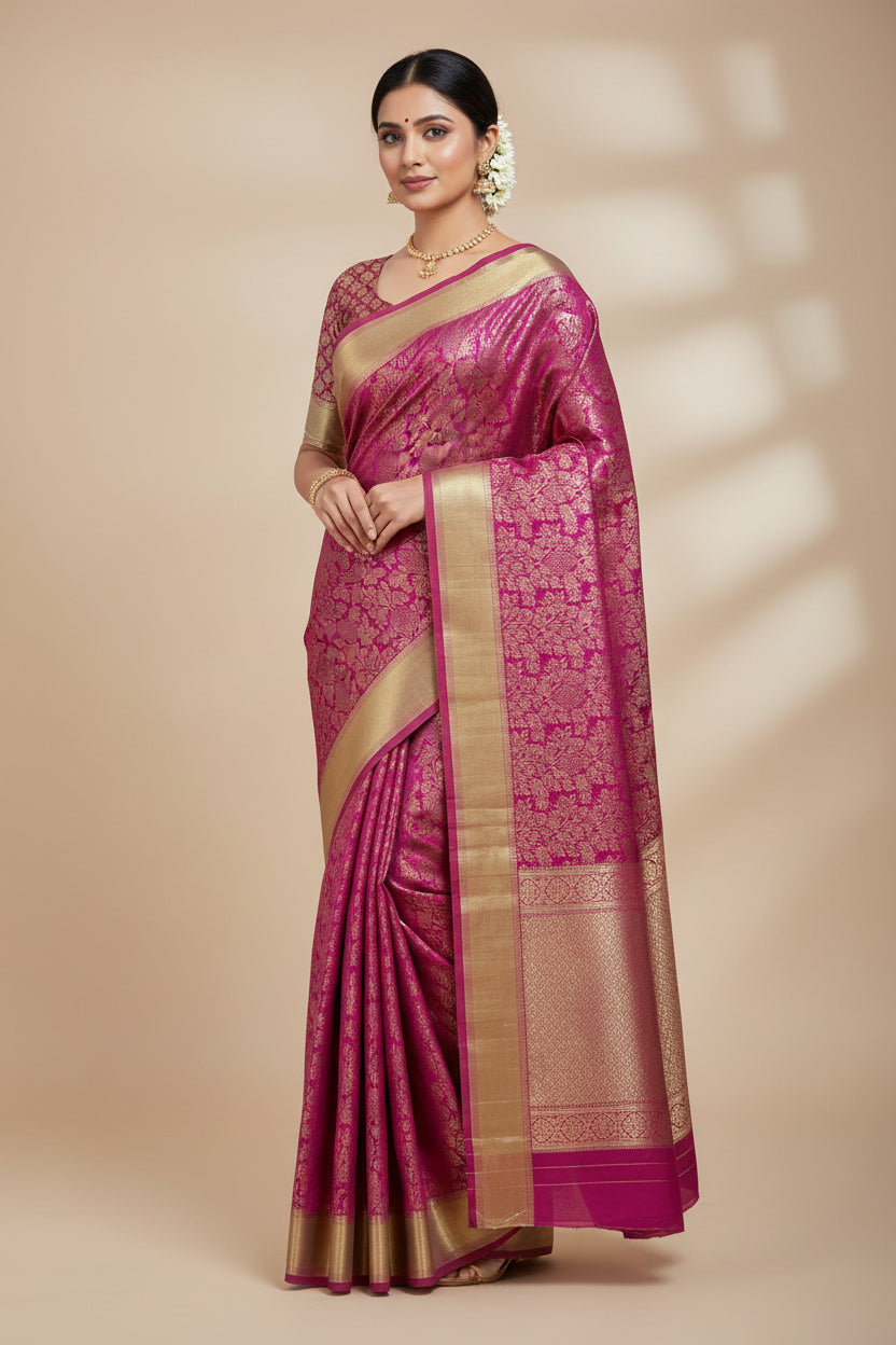 Pure Mysore Silk Saree.