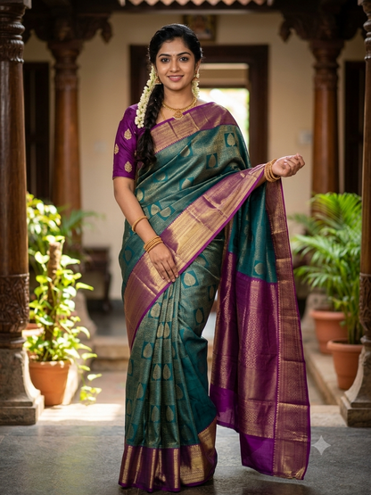 Pure Kanchipuram Silk Saree