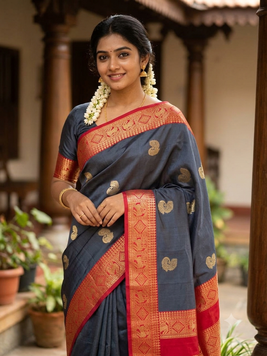 Pure Kanchipuram Silk Saree