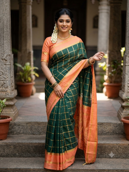Pure Mysore Silk Saree.