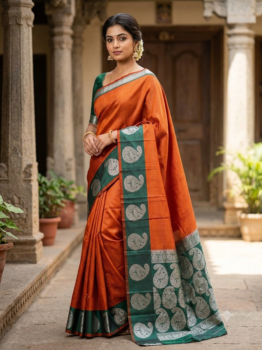 Pure Kanchipuram Silk Saree