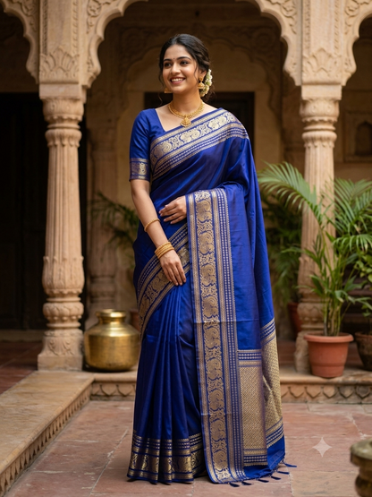 Pure Mysore Silk Saree.
