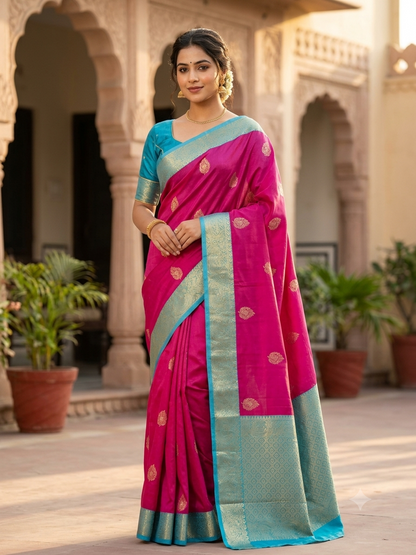 Kanchi Mix Silk Saree