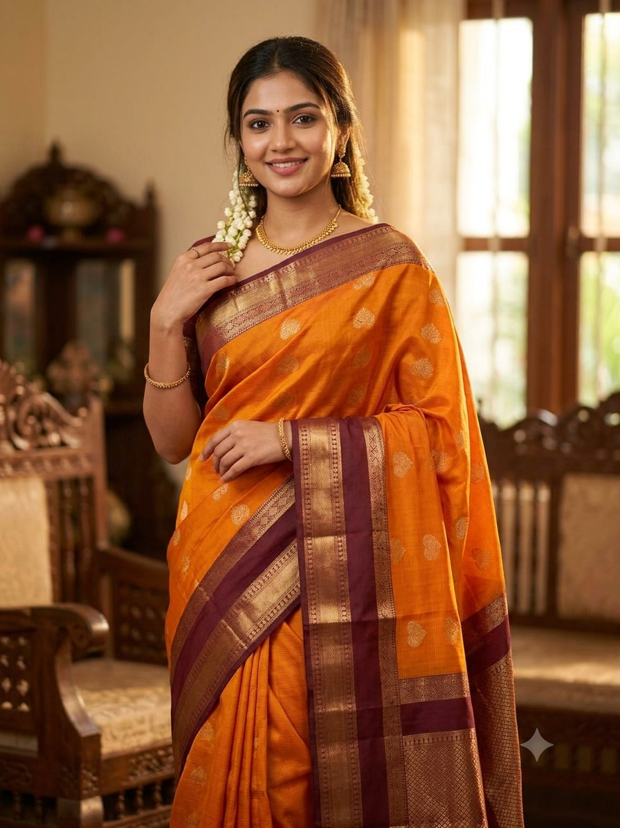 Kanchi Mix Silk Saree