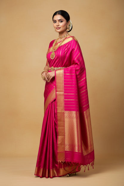 Pure Mysore Silk Saree.