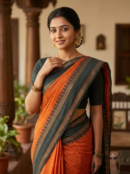 Pure Cotton Silk Saree