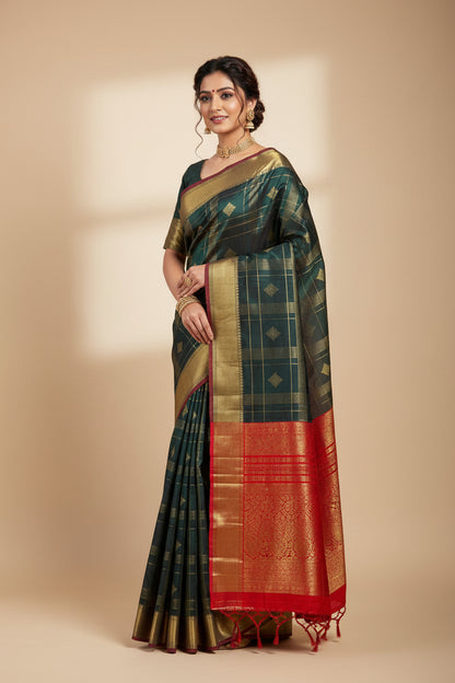 Kanchi Mix Silk Saree