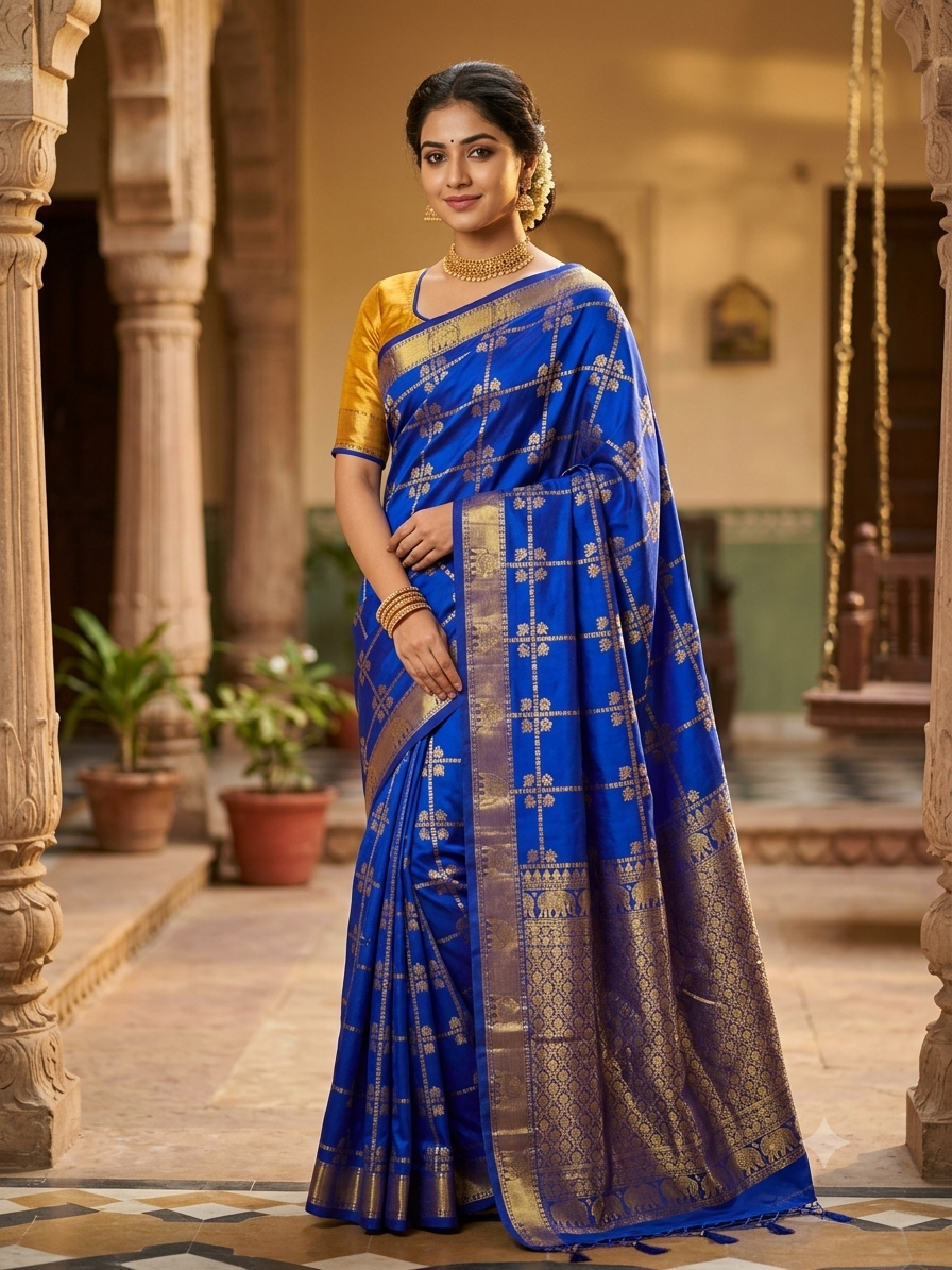 Pure Mysore Silk Saree.