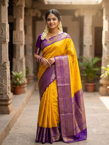 Pure Kanchipuram Silk Saree