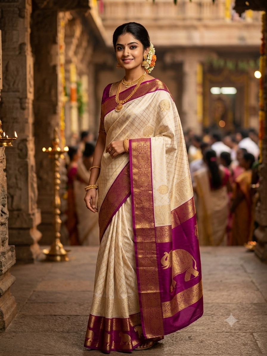 Pure Kanchipuram Silk Saree