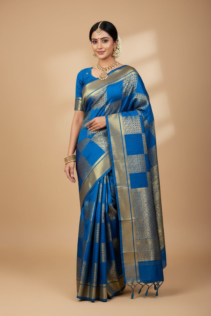 Pure Mysore Silk Saree.