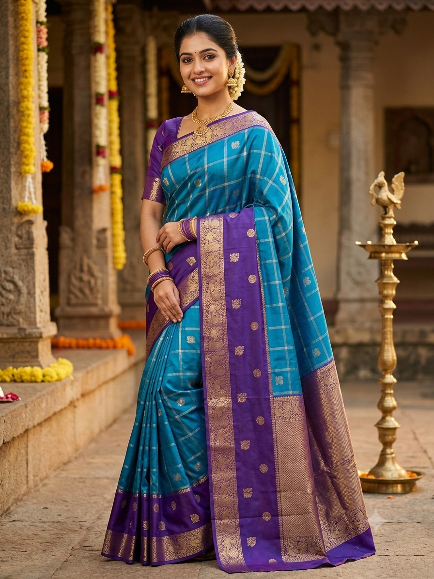 Pure Kanchipuram Silk Saree