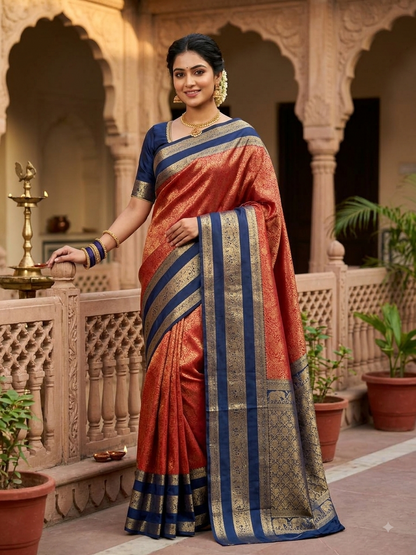 Kanchi Mix Silk Saree