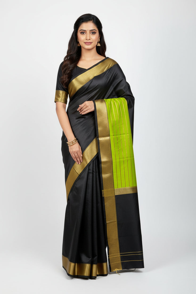 Pure Mysore Silk Saree.