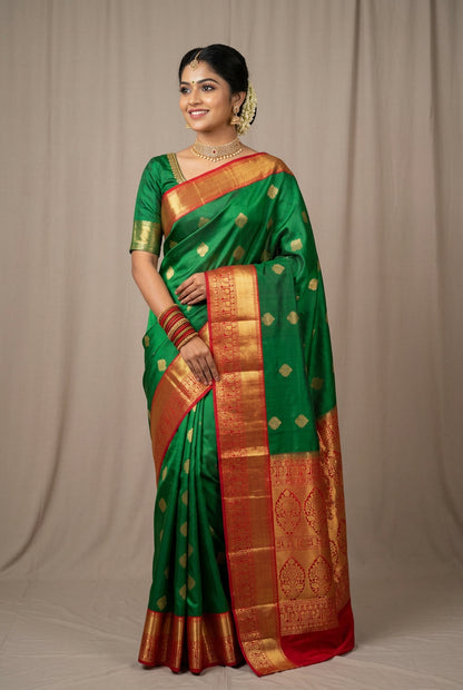 Kanchi Mix Silk Saree