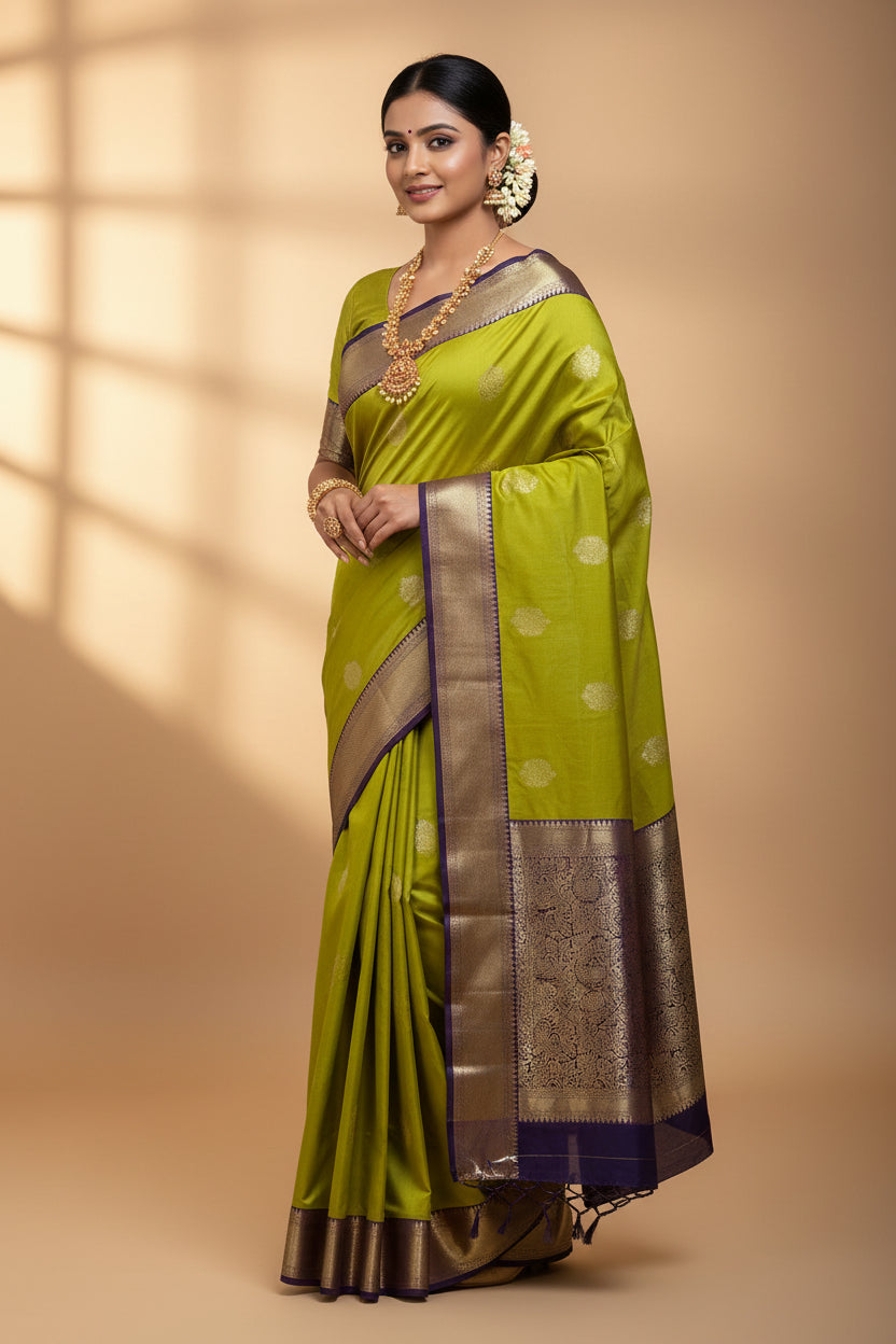 Kanchi Mix Silk Saree