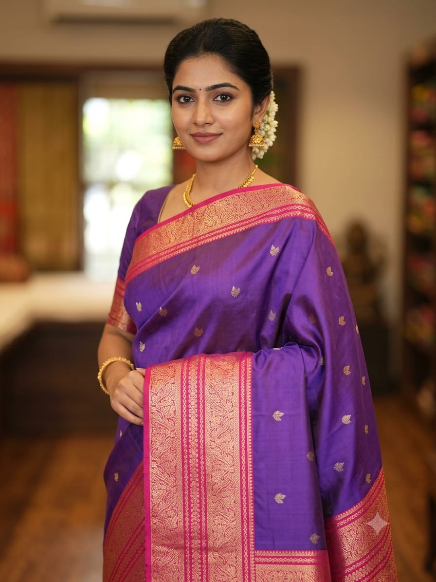 Pure Kanchipuram Silk Saree