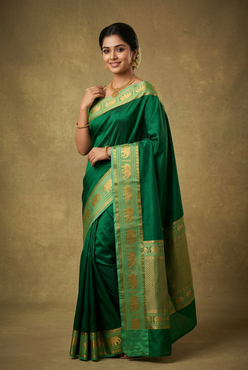 Pure Mysore Silk Saree.