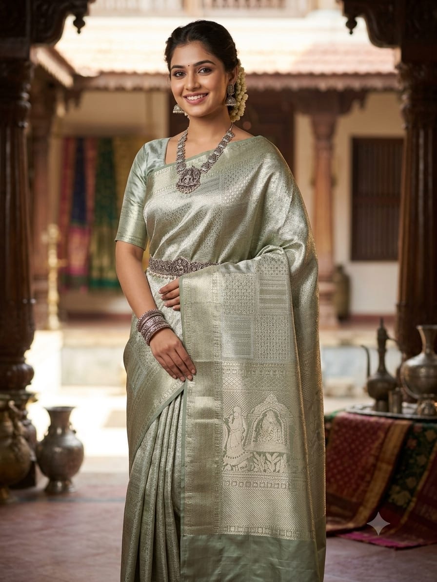 Pure Kanchipuram Silk Saree