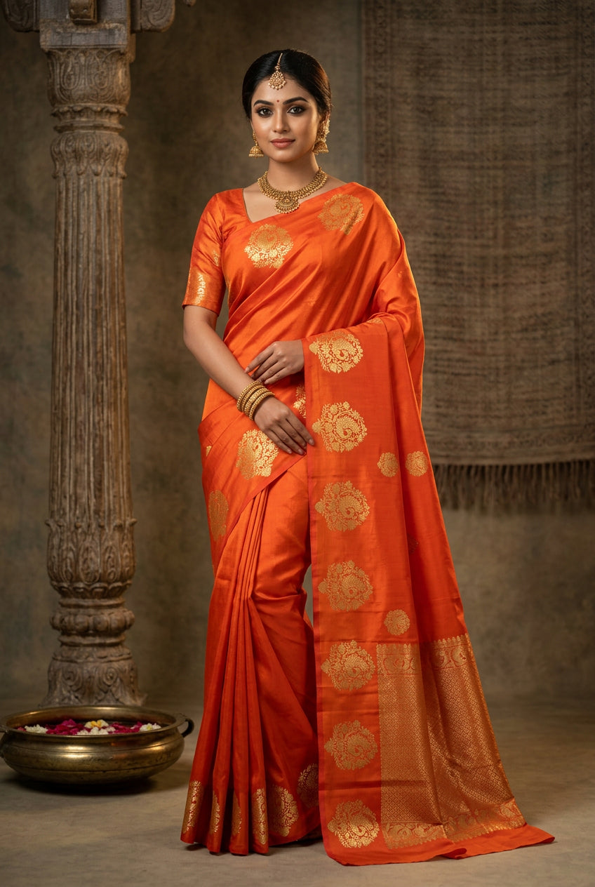 Pure Mysore Silk Saree.